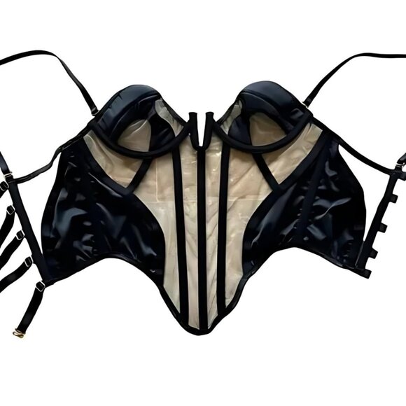 NWT God Save Queens Silk Corset - Picture 4 of 4